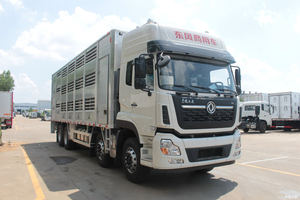 Camion de transport de bétail DF Kinrun <span class=keywords><strong>VL</strong></span> 8x4 12 roues, camion de livraison de volailles/porcs de 30 tonnes avec système de ventilation - Product Image 3