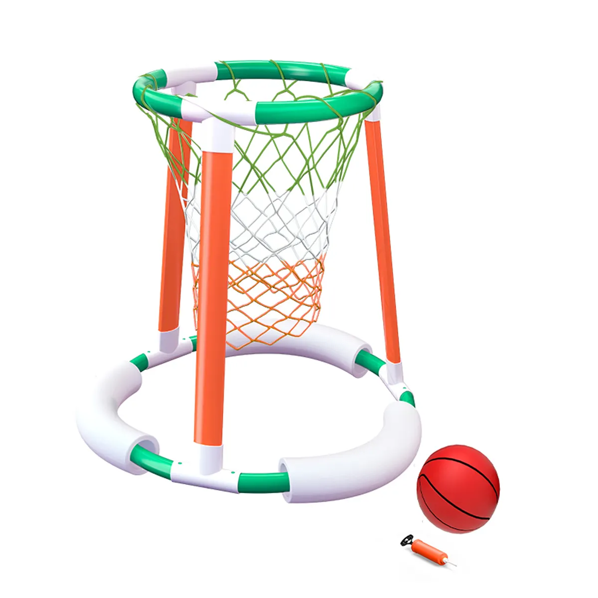 Jogo inflável do brinquedo do jogo do basquetebol da piscina do divertimento para crianças e adultos jogo durável e duradouro do basquetebol da água