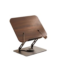 Support d'ordinateur portable ergonomique réglable Zeno pour lit, 16 pouces, en acier laminé à froid, portable et pliable, rehausseur de bureau pour PC