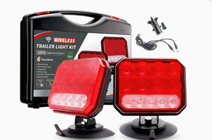 <span class=keywords><strong>Feu</strong></span> <span class=keywords><strong>arrière</strong></span> de remorque LED magnétique sans fil avec norme américaine, sécurité de conduite nocturne pour <span class=keywords><strong>camion</strong></span>, étanche, ventouse, éclairage de véhicule - Product Image 2