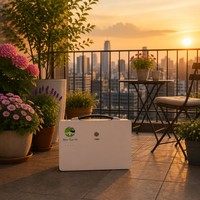 Batterie de secours domestique XDQ Pioneer1-500 1kWh 314Ah LiFePO4, Station d'énergie solaire 500W MPPT pour usage familial, Prise en charge OEM