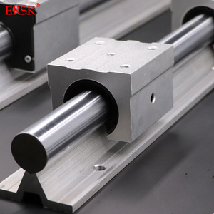 รางนำทางเชิงเส้นทรงกระบอก SBR25 พร้อมแกนเคลือบโครเมียมและตัวรองรับอะลูมิเนียมสำหรับเครื่องจักรที่มีความแม่นยำสูง - Product Image 4