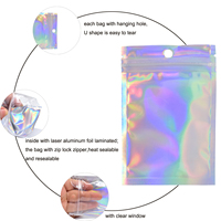 Muestra Gratuita de Bolsas de Plástico PET+AL con Cierre Láser Resellable para Joyería, Collares, Anillos, Brochas de Maquillaje