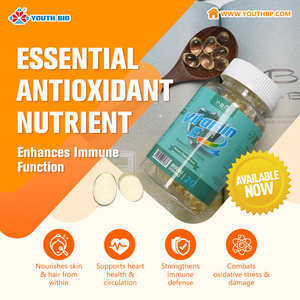 Cápsulas Blandas de Vitamina E de Grado Alimenticio 800UI de Marca Privada para el Mantenimiento de la Salud Celular para Deportistas, Antioxidante OEM, Disponible Ahora - Product Image 3