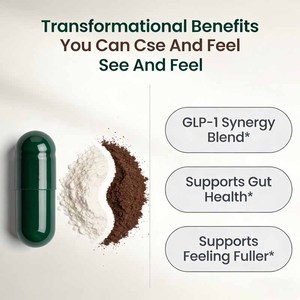 Integratore GLP-1 OEM/ODM per Donne e Uomini, Supporto per <span class=keywords><strong>Fame</strong></span> e Metabolismo, Capsule Probiotiche e Prebiotiche 10-in-1 - Product Image 5