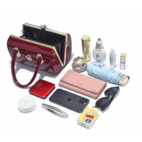 Nouveauté Sac Boston en cuir PU brillant Grande capacité Style rétro Sac à bandoulière pour femme Sac à main de luxe de créateur