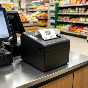 Stampante Termica POS DiligenCe 80mm 576dpi USB/Ethernet/Parallela/Seriale per Ricevute, Stampa QR/Codici a Barre, Taglierina Automatica, Velocità di Stampa 300mm/<span class=keywords><strong>s</strong></span> - Product Image 2