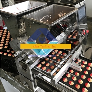 Automatic 2 Color Biscuits Wire <b>Cut</b> <b>Cookie</b> Making Depositor Machine / <b>Cookie</b> Forming Machine Price - Product Image 6