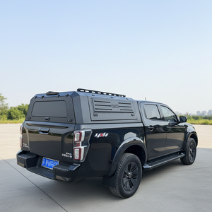 Couverture de benne rigide pour camionnette robuste à 3 ouvertures, avec cadre en acier renforcé et dessus imperméable - Product Image 3