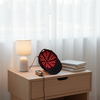 Casque de repousse des cheveux LED GLPE 3+1 modes RLC-148, thérapie par lumière rouge, 148 LED, chapeau de thérapie par lumière rouge pour la perte de cheveux, sûr et portable