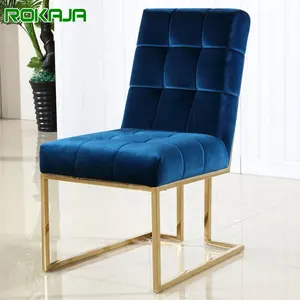 Foshan Factory sale Contemporary Dining Chair Velvet Unique Dining Chairs Furniture