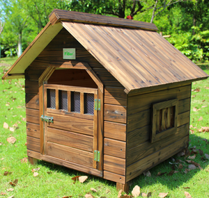 Caseta de madera para perros, Jaula de madera para exteriores - Product Image 3