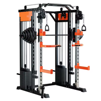 Máquina Smith de Alta Calidad para Gimnasio, Equipo de Fitness, Jaula de Potencia, Estructura de Poleas, Rack para Sentadillas en Casa, Entrenador Integral Multifuncional