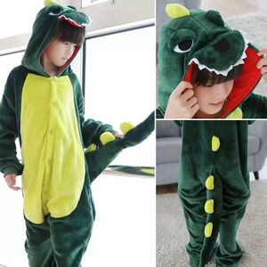 T-Rex Green <strong>Dinosaur</strong> Pajama Jumpsuit <strong>Costume</strong> for <strong>Kids</strong> Boys and Girls - Product Image 3