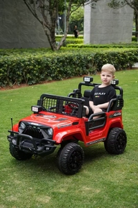 Voiture électrique à batterie 12V de haute qualité pour enfants Double siège avec télécommande Vente d'usine en plastique durable - Product Image 2