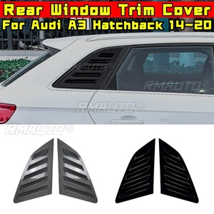 Car Rear Triangle <b>Window</b> Shark Cheek Trim For Audi A3 S3 8V hatchback 2014-2020 Rear Side <b>Vent</b> <b>Window</b> Trim Cover Car Accessories - Product Image 2