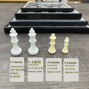 Cờ Vua Nhựa Sang Trọng Từ Hội Đồng Quản Trị Trò Chơi Quốc Tế Cờ Vua Xách Tay Từ Hội Đồng Quản Trị Cho Các Trường Học Sinh Viên Trẻ Em Người Mới Bắt Đầu - Product Image 3