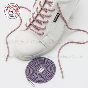 Lacets de chaussures ronds en strass de 3 mm avec embout métallique - Product Image 3