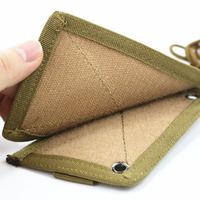 Porte-carte d'identité tactique, crochet, organisateur de cartes de crédit, cordon de cou, porte-clés, porte-badge tactique