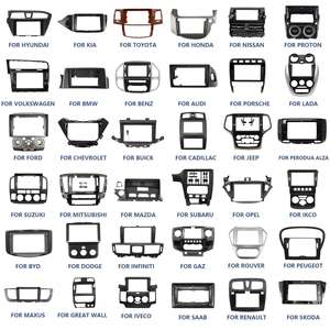 Cadre d'autoradio populaire et durable de 9 pouces noir mat pour <span class=keywords><strong>Ford</strong></span> Ka, compatible Android - Product Image 6