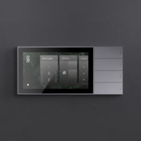 Pour Tuya Smart App contrôlé interrupteur mural connectivité 10A Max courant Smart Home verre écran tactile gradateur interrupteur