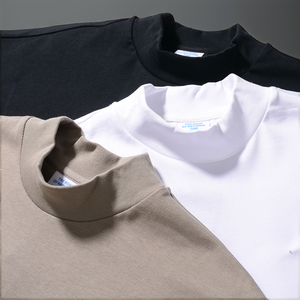 Custom Casual Blank <b>Turtle</b> <b>Neck</b> Heavy Weight 100% Cotton Oversized Baggy Turtleneck T-Shirts for <b>Men</b> Breathable Eco-Friendly - Product Image 2