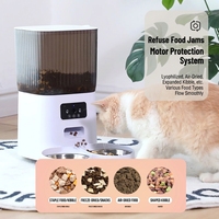 Articles populaires pour animaux de compagnie : Distributeur de nourriture pour animaux avec mécanisme d'alimentation fluide anti-colmatage et fonction audio-vidéo bidirectionnelle, idéal pour les petits appartements.