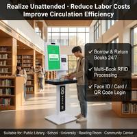 Equipo Inteligente de Biblioteca de Autoservicio, Sistema de Gestión de Libros RFID, Soluciones Automatizadas de Préstamo/Devolución para Escuelas y Bibliotecas Públicas