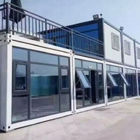 LJ Upgrade Brand New Generation Casa contenedor plegable Estreno mundial Casa contenedor de paquete plano de techo de acero de buena calidad
