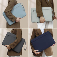 Léger antichoc épaissi doux velours housse de protection pour ordinateur portable sac 13 14 15 pouces Double fermeture éclair à la mode Mackbook