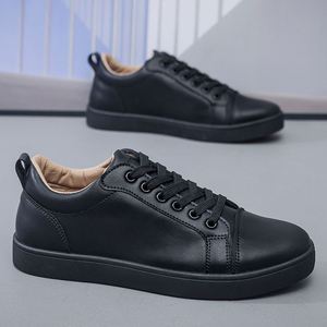 Black <b>White</b> Wholesale Fashion Design Trendy Lightweight Customized Logo New Style <b>Men</b> Walking <b>Shoes</b> Casual <b>Shoes</b> - Product Image 3
