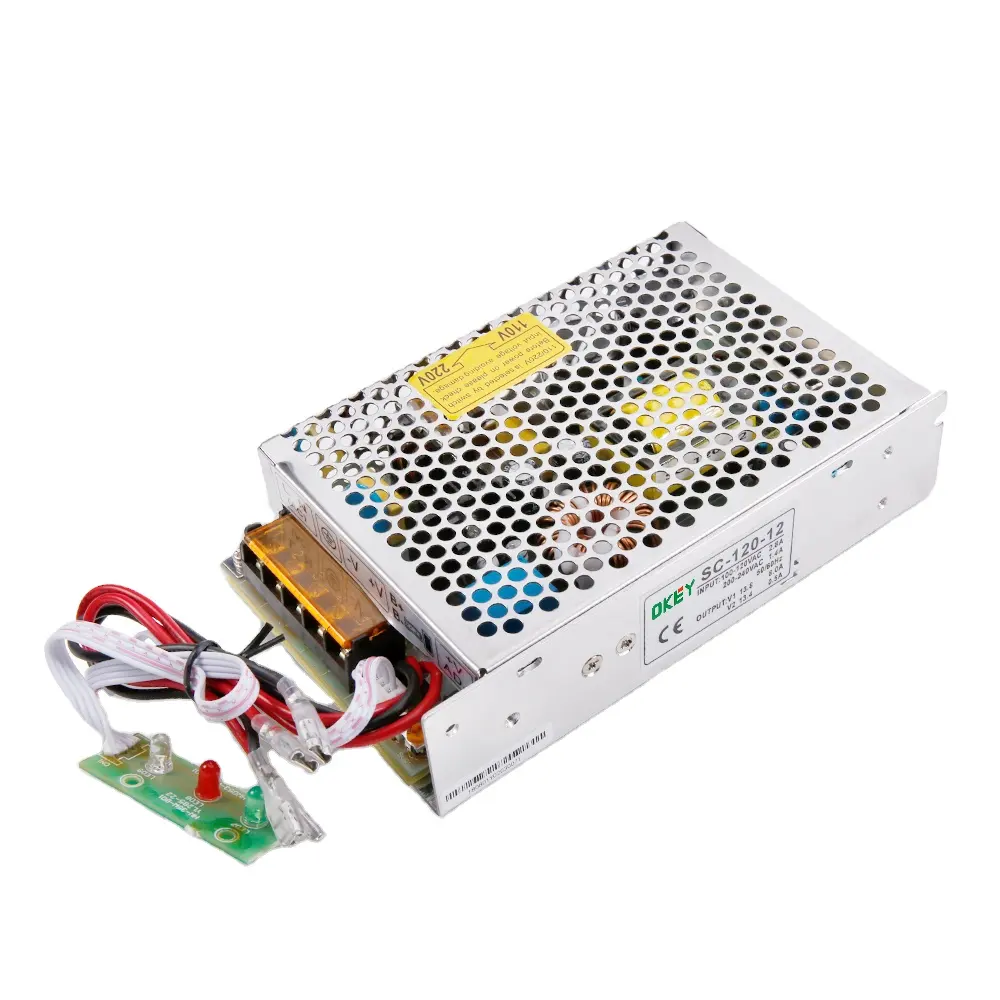 120W UPS Fuente de alimentación conmutada Ac a DC 12V 10A Fuente de alimentación conmutada con carga de batería