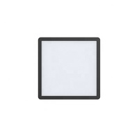 Luminaria LED Cuadrada de Superficie, Regulable, SMD, CCT Intercambiable, Interruptor Deslizante, Instalación Rápida, Aluminio, IP20
