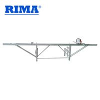 Pour RIMA 4.7 m scierie à bois tronçonneuse nouvelle conception de fraisage horizontale avec support en acier solide pour la coupe de bois scie à bûches bande de bûches