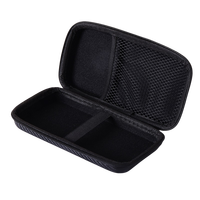 Cartera de PU unisex con cierre de cremallera, bolsa impermeable corta de alta capacidad para tarjetas bancarias, tarjetas de identidad, protección EVA