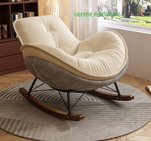 Mecedora de metal ajustable para el hogar, muebles modernos de estilo europeo con panel de <span class=keywords><strong>madera</strong></span> para comedor y dormitorio - Product Image 6