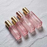 Flacons de parfum vides en gros 5ml 10ml 20ml Atomiseur en verre rectangulaire Bouchon en aluminium Échantillon gratuit Logo personnalisé