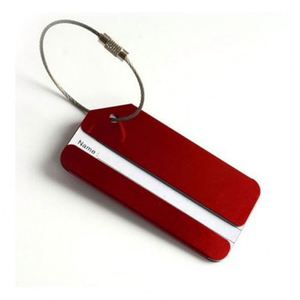 Etiqueta de equipaje láser de aluminio y metal personalizada con código QR/ - Product Image 6