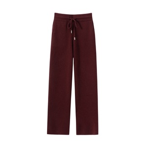 <span class=keywords><strong>Pantaloni</strong></span> Invernali Siping a Vita Alta, Spessi, Dritti, Lunghi, in Cashmere Lavorato a Maglia, 100% Puro Cashmere Vintage per <span class=keywords><strong>Donna</strong></span> - Product Image 6