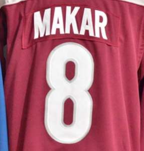 Jersey Nacional de Hockey Colorado Cale Makar Borgoña - Product Image 1