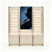 Meubles de présentation sur mesure pour lunettes, style moderne, pour magasins d'optique : Vitrines décoratives personnalisées pour lunettes