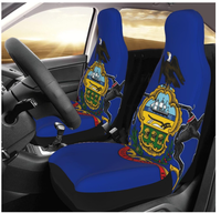 Sarung Jok Mobil Desain Bendera Oregon Grosir, Pelindung Jok Depan Universal, Sarung Jok Bucket Full Wrap untuk Otomotif SUV