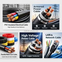 Cable Eléctrico de Aluminio THHN/THWN-2 de 10kV con Revestimiento de PVC para Uso Industrial en Exteriores