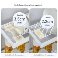 Étagère de rangement réglable en hauteur pour comptoir de cuisine, organiseur de séchage pour assiettes, bols et épices