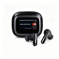 Écouteurs sans fil avec étui tactile intelligent couleur, son spatial 3D, ANC, 5 modes EQ, Bluetooth 5.3, écouteurs TWS IPX5