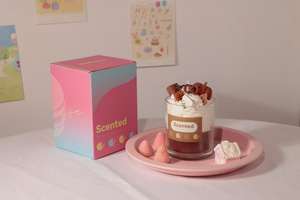 Velas Aromáticas de Lujo LANJO al por Mayor, Velas de Helado Hechas a Mano, Velas de Postre Aromáticas para Días Festivos y Bares - Product Image 4