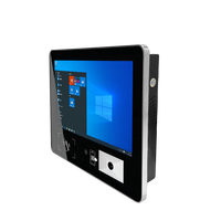 Terminal Punto de Venta Todo en Uno con Pantalla Táctil Plana Windows 10, Sistema POS con Escáner y Cámara