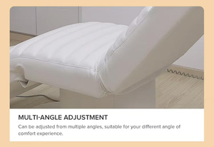 Hydraulic Electric Adjustable Luxury Beauty Lash Bed with Curved Extension Customized for Salon - Product Image 6