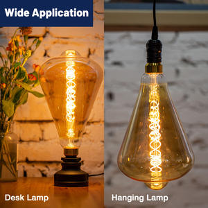 Vintage decorativo Chic ST164 oro LED bombilla suministro de fábrica E27 4W 2200K ámbar residencial sala de estar araña - Product Image 5