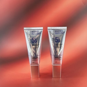 Tube cosmétique en aluminium et plastique 50ml avec bouchon à vis, surface brillante, impression UV pour emballage de lotion solaire, tube ABL PBL - Product Image 5